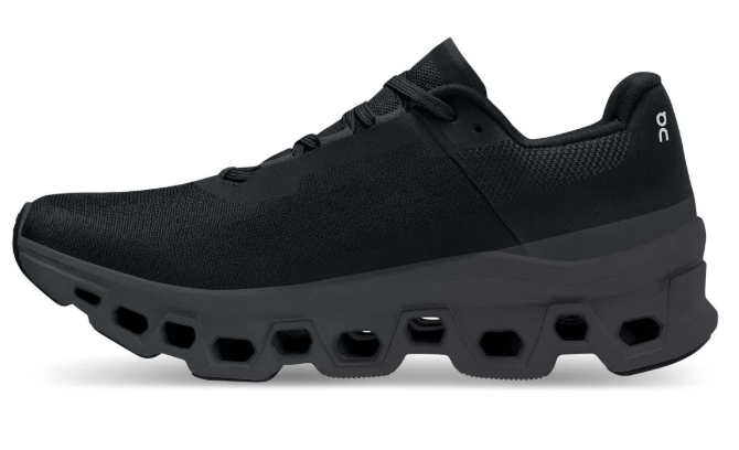 On Cloudmonster Running Shoes – Black / Magnet