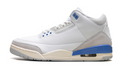 Air Jordan 3 'Lucky Shorts' Sneakers - White / University Blue