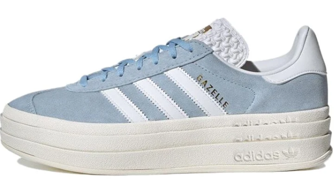 adidas Women's Gazelle Bold 'Clear Sky' – Blue & White