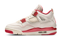 Women's Air Jordan 4 Retro – Cream & Red
