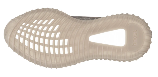 adidas Yeezy Boost 350 V2 'Mono Mist' Sneakers - Grey / Pink