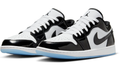 Air Jordan 1 Low SE 'Black White Concord' Sneakers - Black / White / Blue