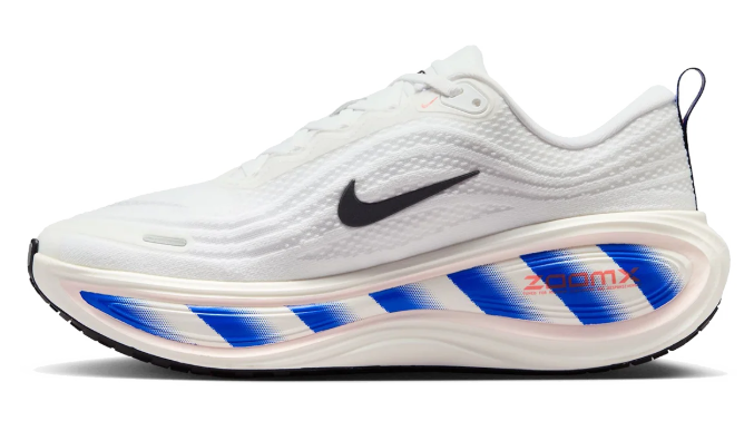 Nike Women's Vomero Plus Running Shoes – White, Black & Blue