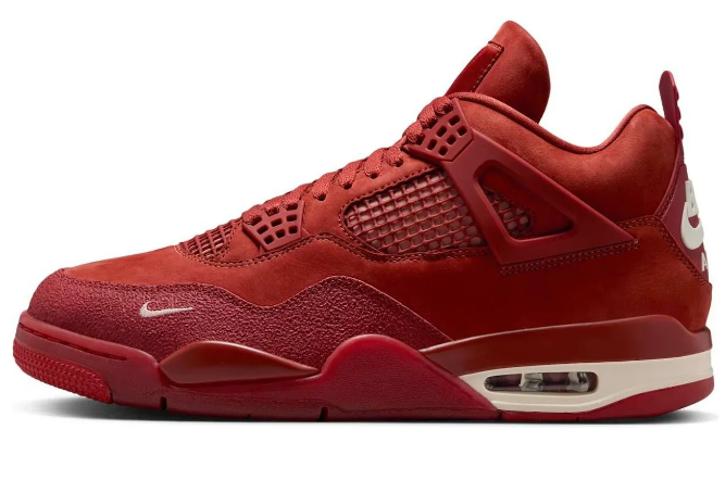 Nigel Sylvester x Air Jordan 4 Retro OG SP 'Brick by Brick' Sneakers - Orange / Sail (Pre-Owned)