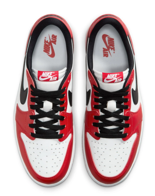 Air Jordan 1 Low – Red, White & Black