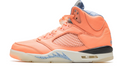 DJ Khaled x Air Jordan 5 Retro 'We The Best - Crimson Bliss' Sneakers - Coral / Blue