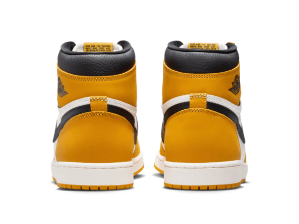 Air Jordan 1 Retro High OG 'Yellow Ochre' Sneakers - Yellow / Black / Sail