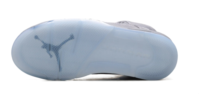 Air Jordan 5 Retro 'Wolf Grey' Sneakers - Grey / Silver