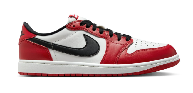 Air Jordan 1 Low – Red, White & Black
