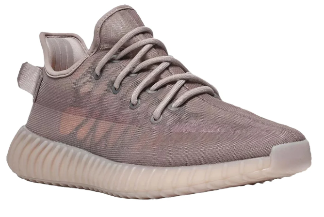adidas Yeezy Boost 350 V2 'Mono Mist' Sneakers - Grey / Pink
