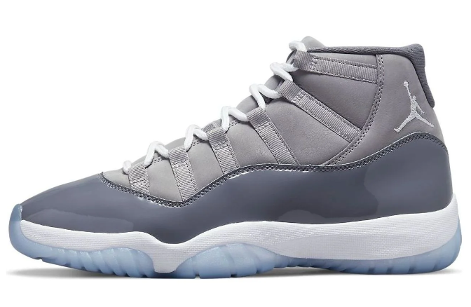 Air Jordan 11 Retro 'Cool Grey' Sneakers - Grey / White