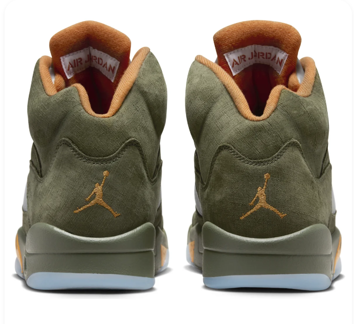 Air Jordan 5 Retro 'Olive' (2024) Sneakers - Olive / Orange