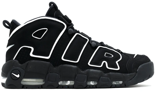 Nike Air More Uptempo 'Black White' (2020) Sneakers - Black / White