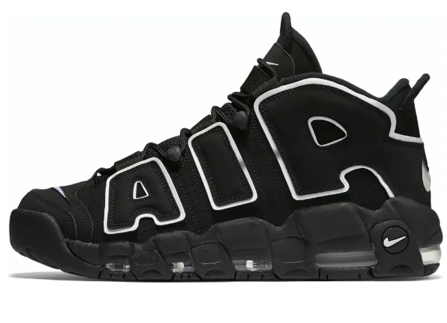Nike Air More Uptempo 'Black White' (2020) Sneakers - Black / White