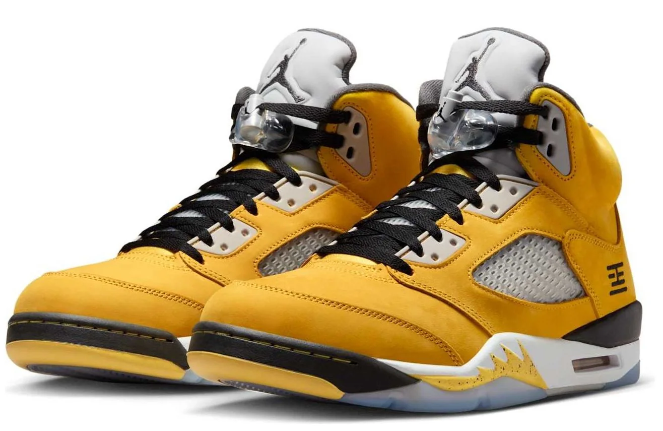 Air Jordan 5 Retro 'Tokyo 23' Sneakers - Yellow / Black