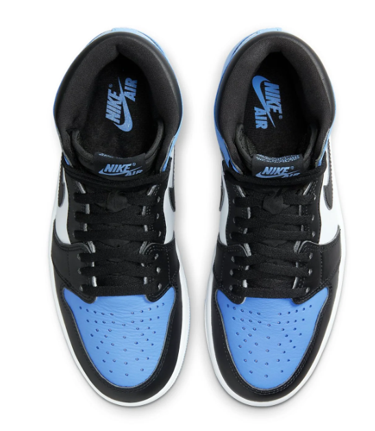 Air Jordan 1 Retro High OG "UNC Toe" – University Blue/Black/White