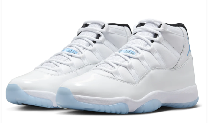 Air Jordan 11 Retro 'Columbia / Legend Blue' (2024) Sneakers - White / Blue / Black