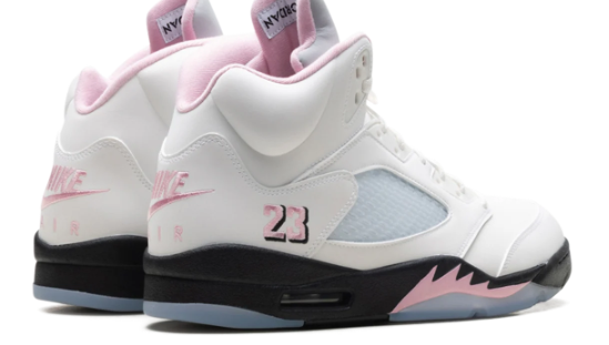 Air Jordan 5 '35th Anniversary' Sneakers - White / Soft Pink / Black