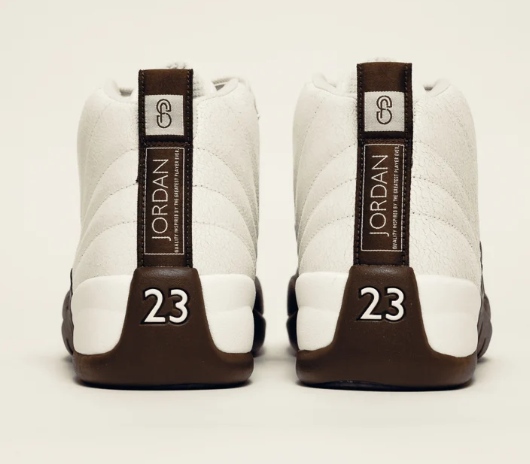 SoleFly x Air Jordan 12 Retro SP 'Café' Sneakers - White / Brown
