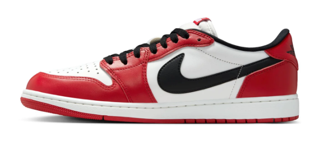 Air Jordan 1 Low – Red, White & Black