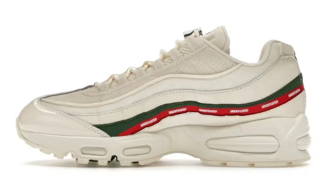 Undefeated x Nike Air Max 95 SP 'Sail' Sneakers - Sail
