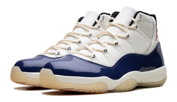 Air Jordan 11 Retro 'Rare Air' (2025) Sneakers - White / Royal Blue / Red