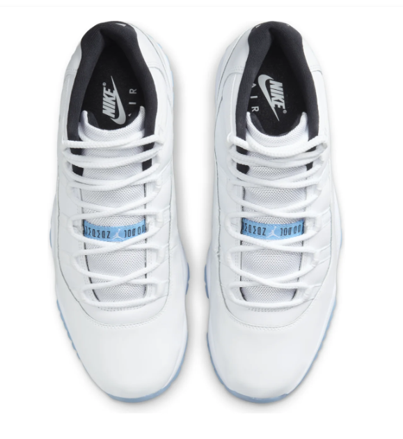 Air Jordan 11 Retro 'Columbia / Legend Blue' (2024) Sneakers - White / Blue / Black