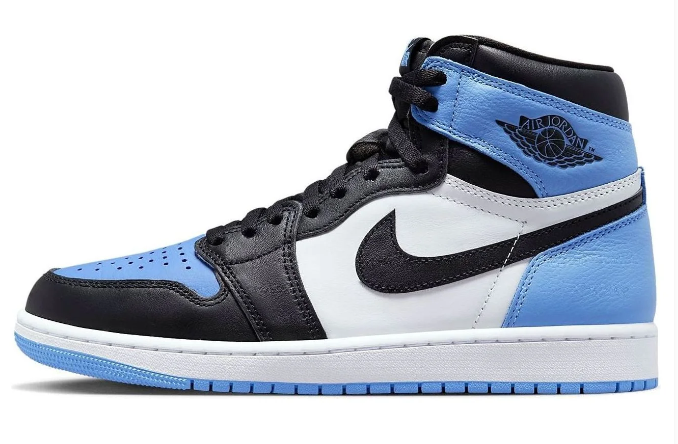 Air Jordan 1 Retro High OG "UNC Toe" – University Blue/Black/White