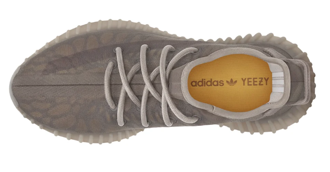 adidas Yeezy Boost 350 V2 'Mono Mist' Sneakers - Grey / Pink