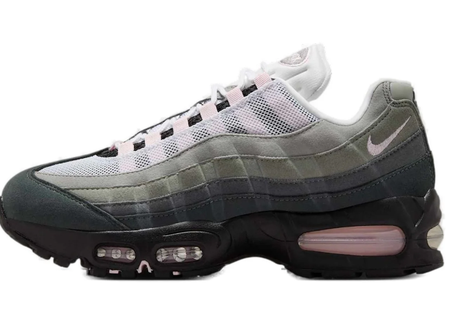 Nike Air Max 95 'Pink Foam' Big Bubble – Grey/Pink (2025)
