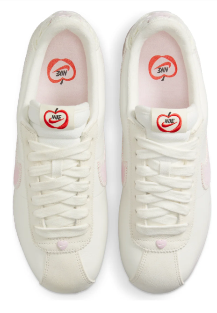 Nike Cortez Women's Sneakers 'Valentine's Day' 2025 - Sail / Pink