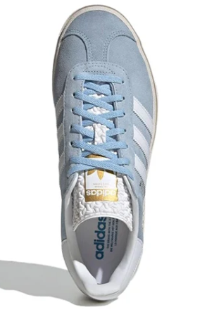 adidas Women's Gazelle Bold 'Clear Sky' – Blue & White