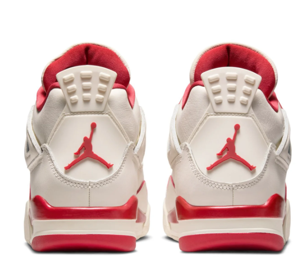 Women's Air Jordan 4 Retro – Cream & Red