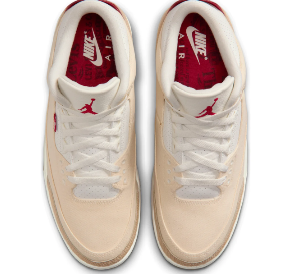 Levi's x Air Jordan 3 "Year of the Horse" – Ecru/Sail/Gym Red