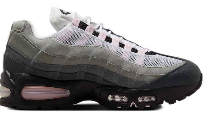 Nike Air Max 95 'Pink Foam' Big Bubble – Grey/Pink (2025)