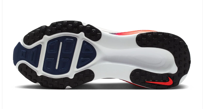 Nike Vomero Premium Running Shoes – White, Navy & Red