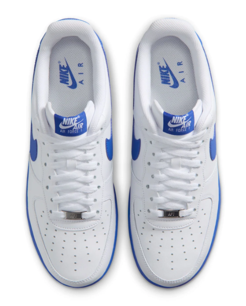 Nike Air Force 1 Low Sneakers - White / Game Royal