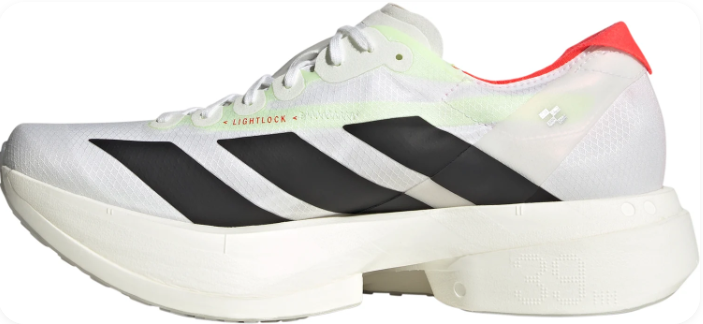 adidas Adizero Adios Pro 4 – Cloud White/Core Black/Silver Metallic | JR1094